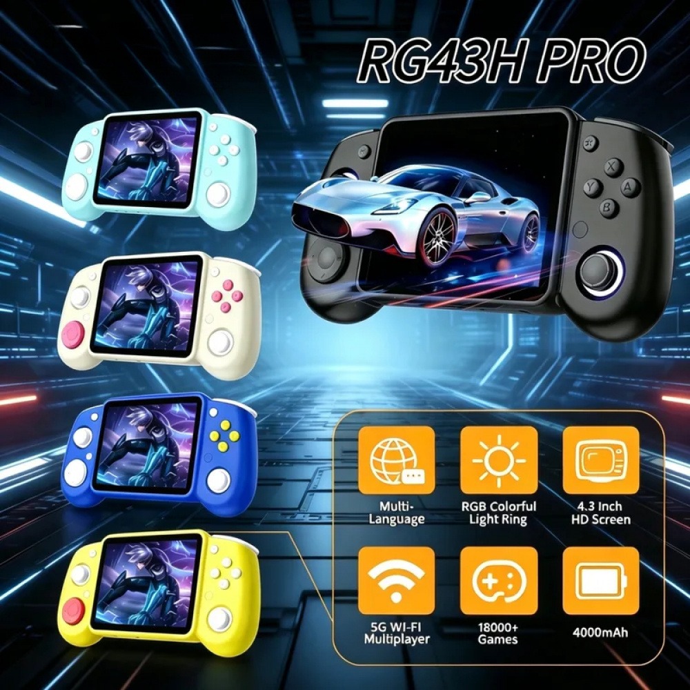 Retro Gaming System - جهاز ألعاب محمول ريترو RG43H Pro
