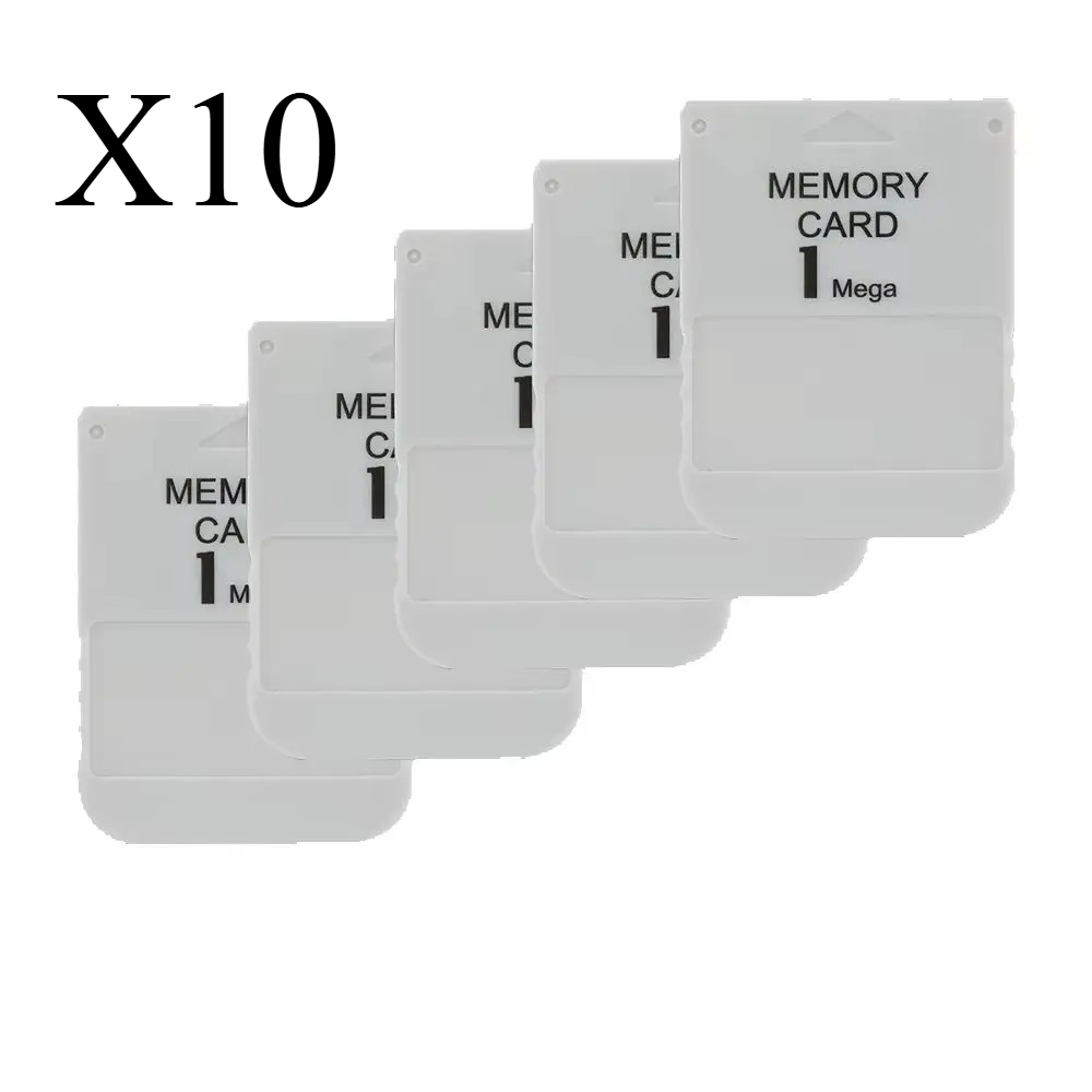 Memory Card Ps1 - 10x لبطاقة ذاكرة PS1 PS1 PS