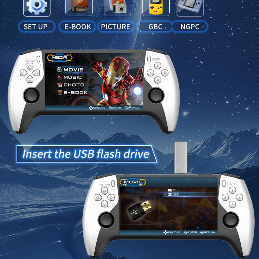 جهاز ألعاب محمول جديد SF3500 ب - مراجعة Retro Gaming Device وسعره