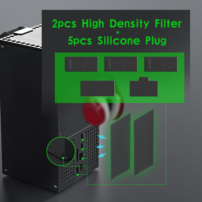 Aolion RGB مروحة التبريد المضي - مراجعة Console Dust Cover وسعره