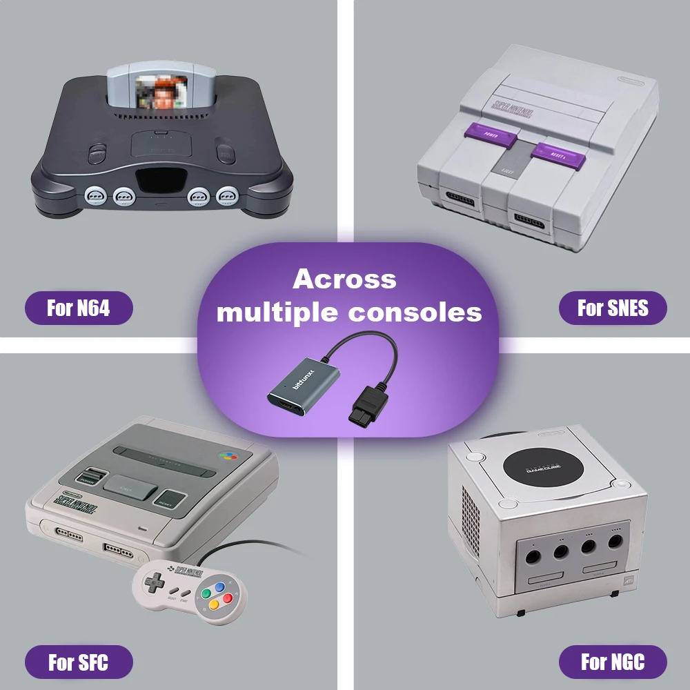محول فيديو Bitfunx 720P Svideo - مراجعة Retro Gaming Com وسعره