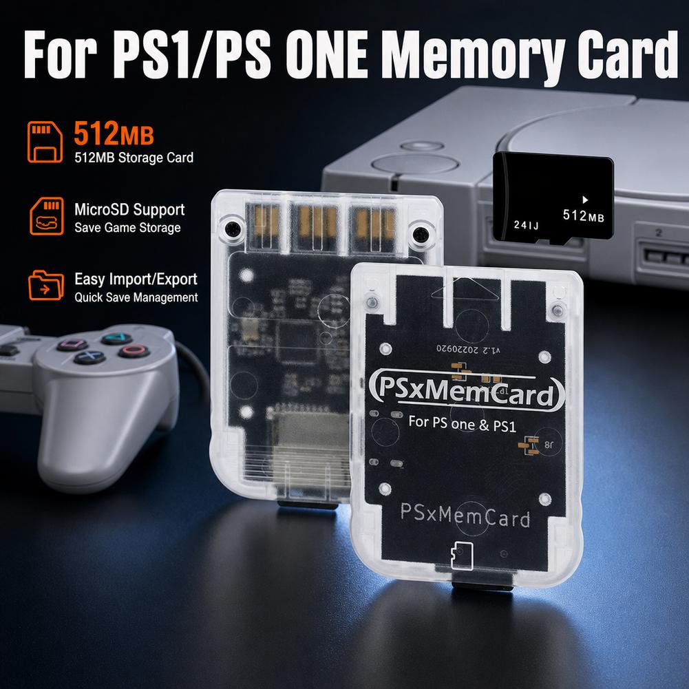 بطاقة ذاكرة PSxMemCard لحفظ بي - مراجعة Memory Card Ps1 وسعره