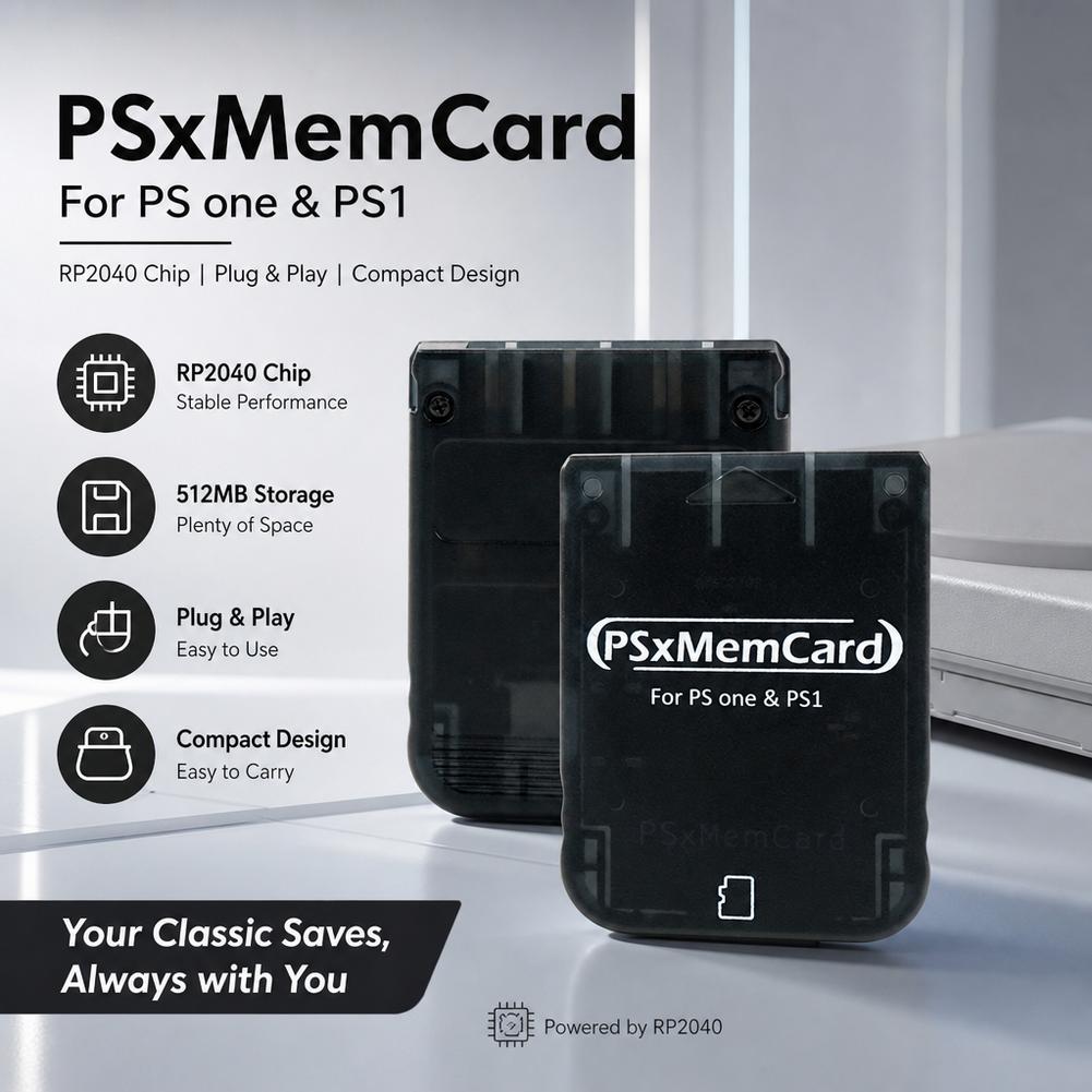 بطاقة ذاكرة PSxMemCard لحفظ بي - مراجعة Memory Card Ps1 وسعره