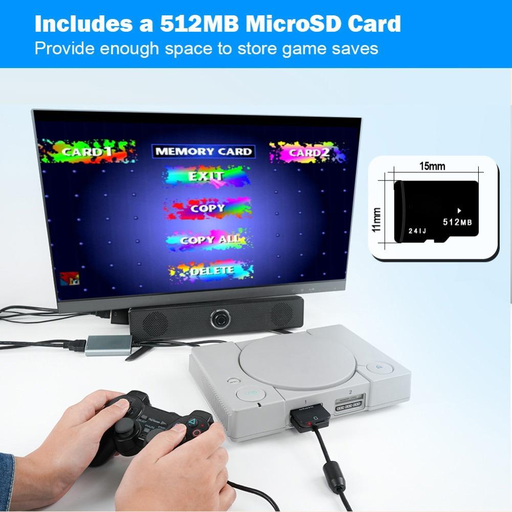 بطاقة ذاكرة PSxMemCard لحفظ بي - مراجعة Memory Card Ps1 وسعره