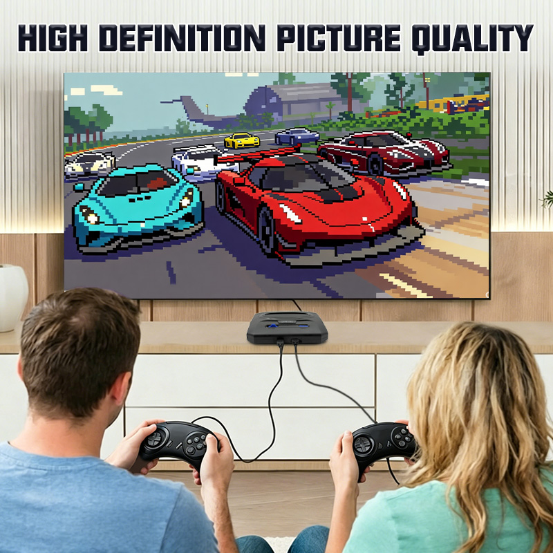 جهاز ألعاب ريترو 16 بت بدقة 4K - مراجعة Retro Gaming Device وسعره