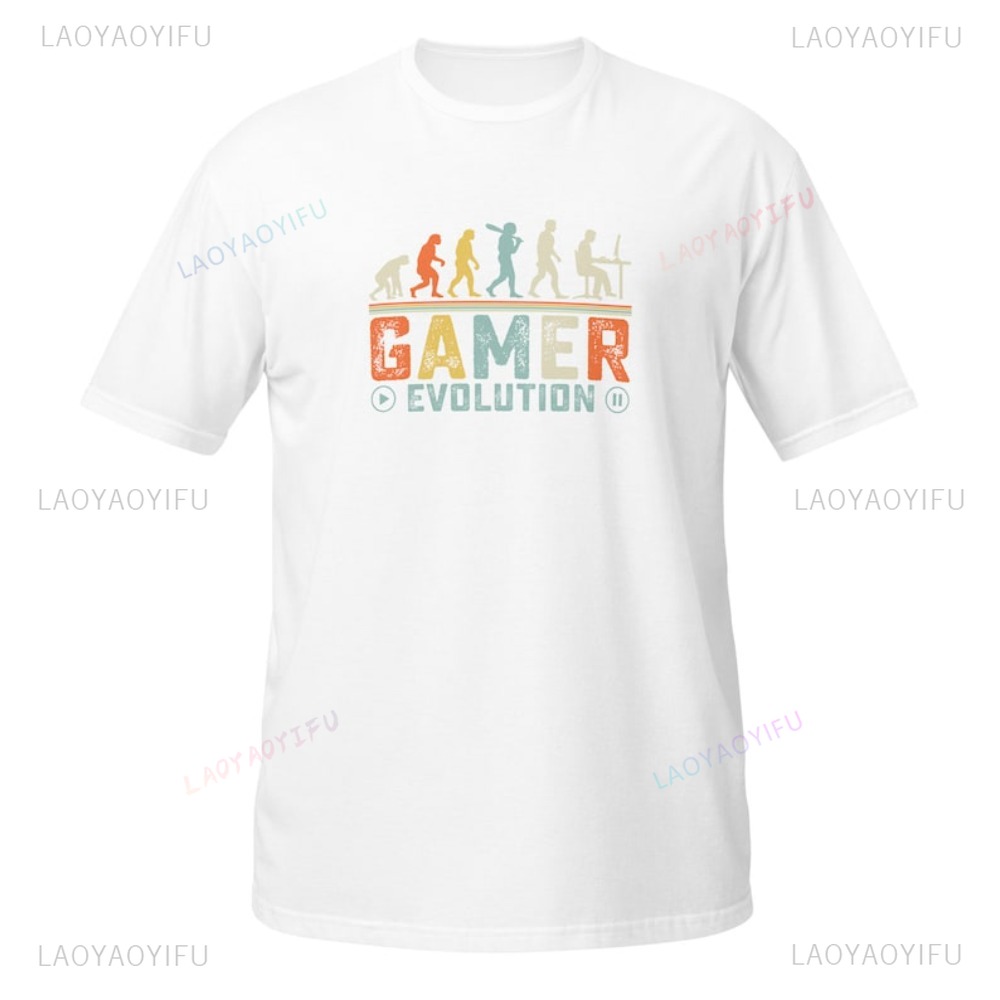Gamer Evolution تي شيرت ريترو  - مراجعة Retro Gaming Gift Ideas وسعره