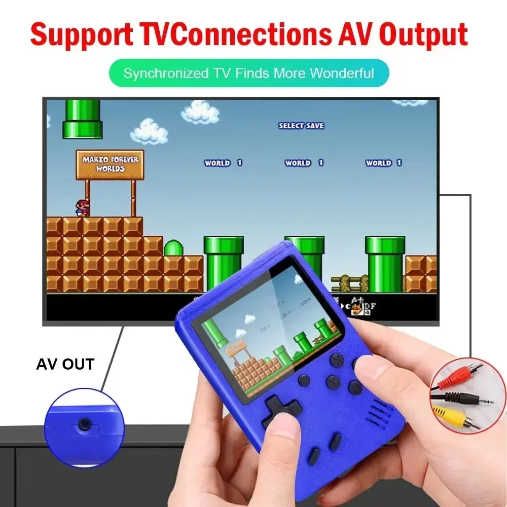 جهاز ألعاب فيديو محمول صغير بت - مراجعة Retro Gaming Device وسعره