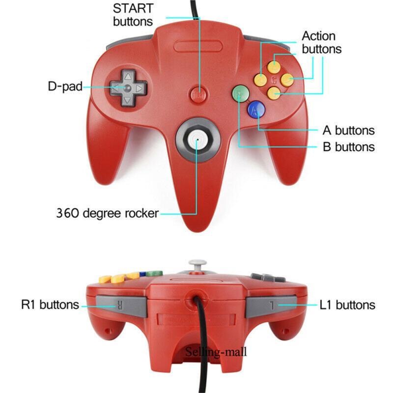 N64 تحكم كلاسيكي USB سلكي عن ب - مراجعة Retro Gaming Com وسعره