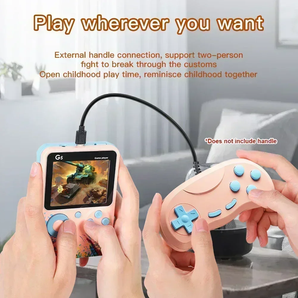 جهاز ألعاب محمول G5 ريترو مع 5 - مراجعة Retro Gaming Device وسعره