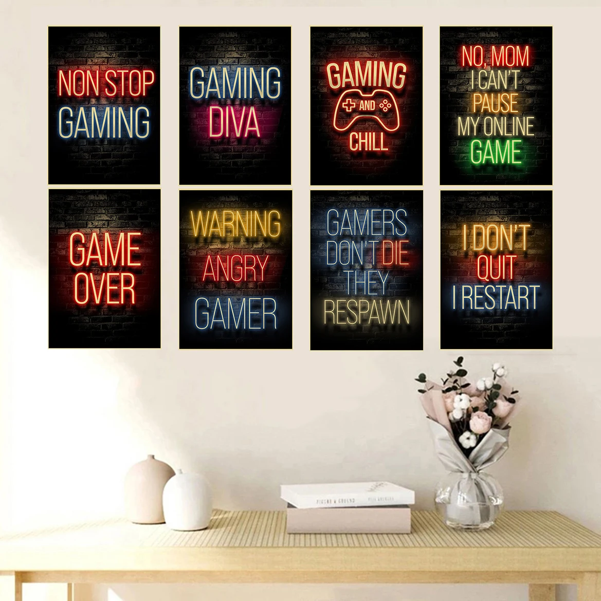 ملصقات الألعاب لعبة ريترو كراف - مراجعة Retro Gaming Wallpaper وسعره